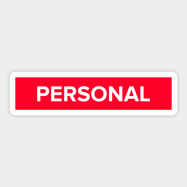 Personal Sticker by Jear Perry